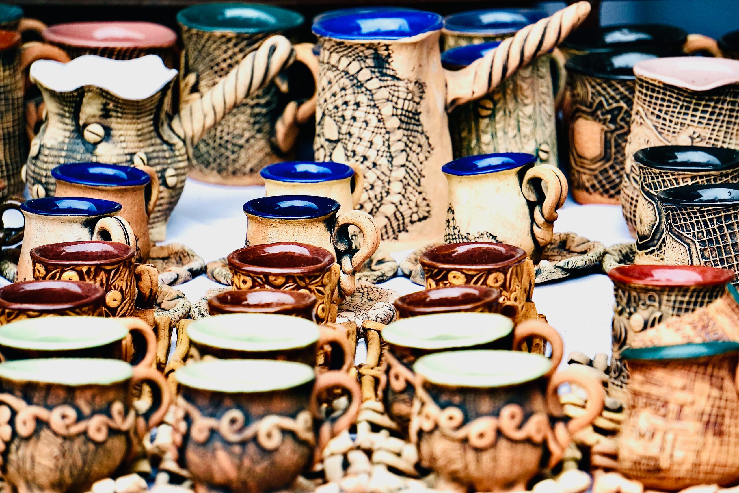 Set of three small cups