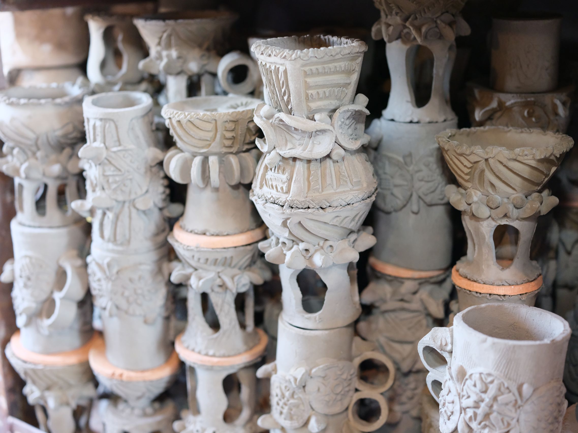 Lidded ceramic jar