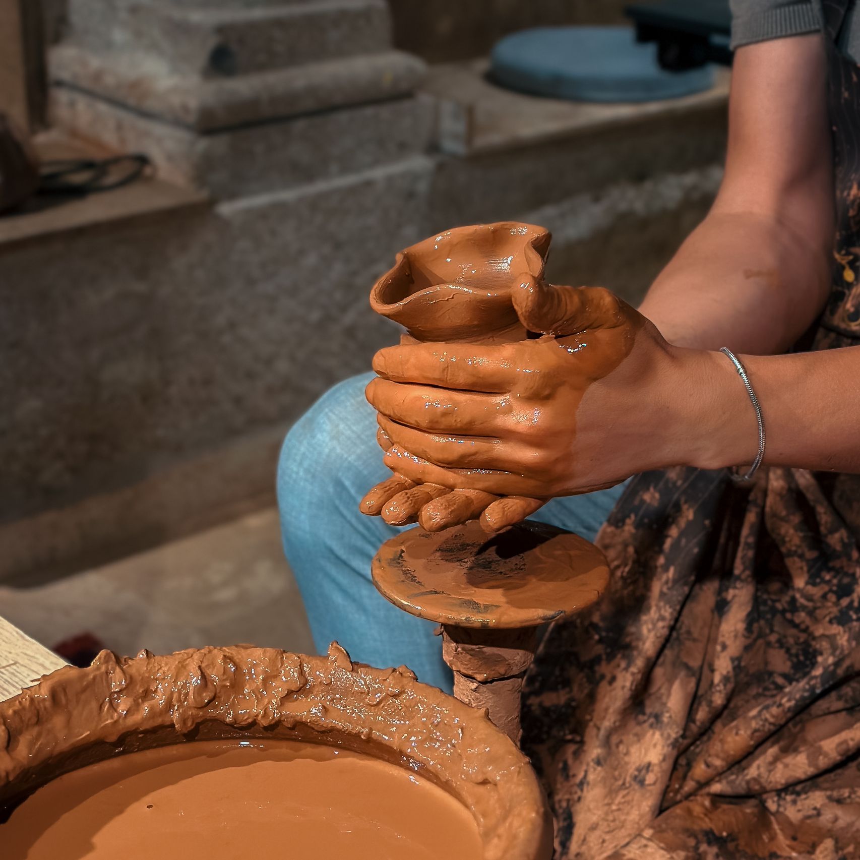 Ceramic teapot